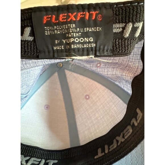 Hurley Flexfit Hat Gray Heathered 70% Polyester 28% Rayon 2% Spandex Adjustable - Picture 6 of 6